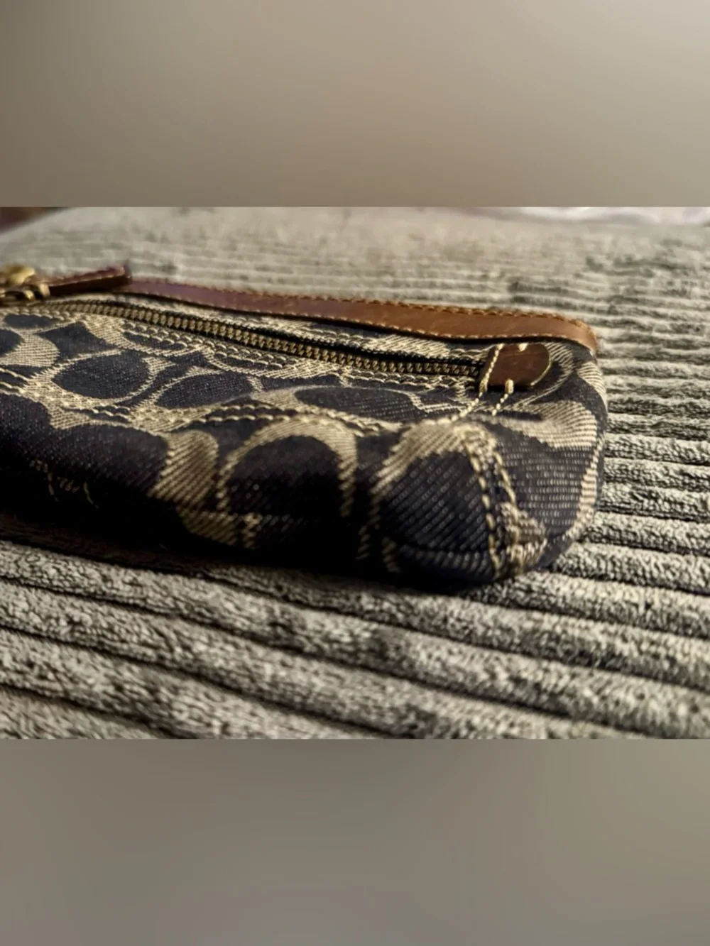 Coach Vintage Denim Wristlet